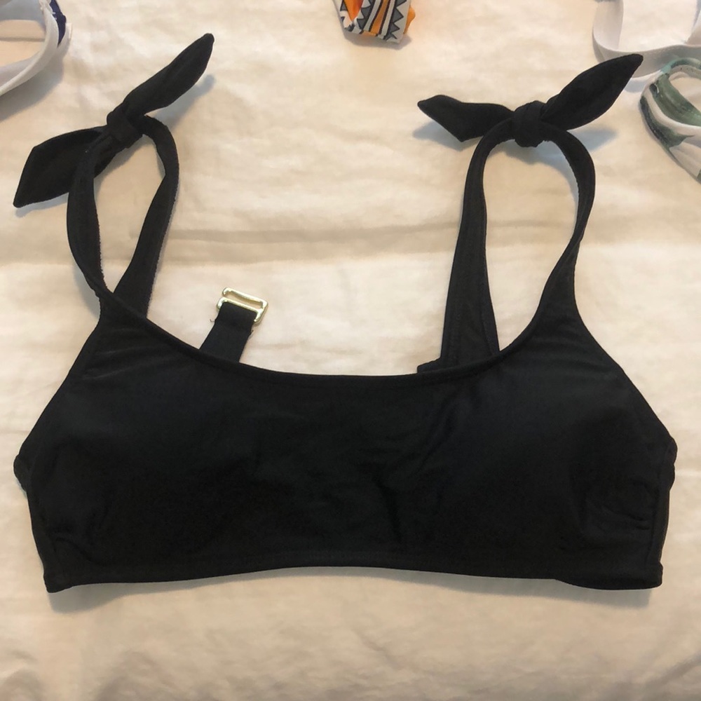 Black swim top
